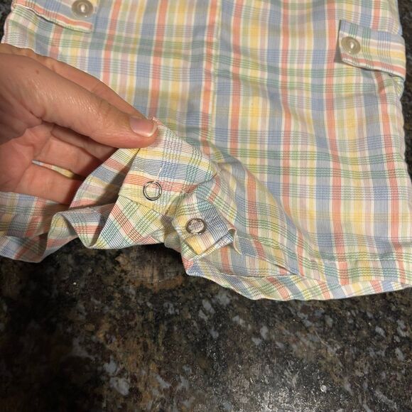 Vintage Jon Jon Plaid Jumper Royal Heir 18 month Made in USA EUC Boys - Picture 2 of 4